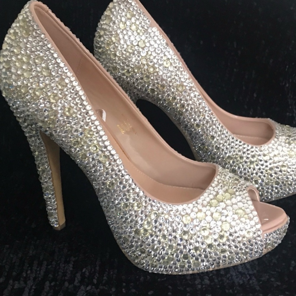 New platform gemstone heels